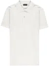 Tom Ford Men's Cotton Polo Shirt In Gray
