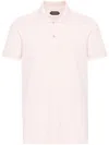 Tom Ford Man Polo Shirt Blush Size 42 Cotton In Pink