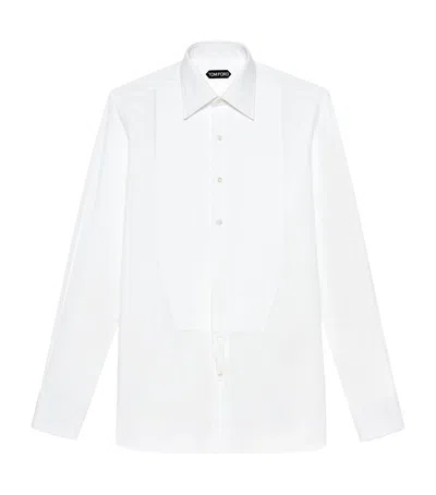 Tom Ford Cotton Poplin Slim-fit Shirt In White
