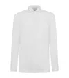 Tom Ford Slim Fit Solid Cotton Poplin Button-up Shirt In White