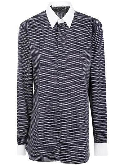 Tom Ford Cotton Printed Diamond Classic Fit Shirt In Animal Print