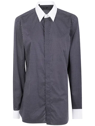 TOM FORD TOM FORD COTTON PRINTED DIAMOND CLASSIC FIT SHIRT