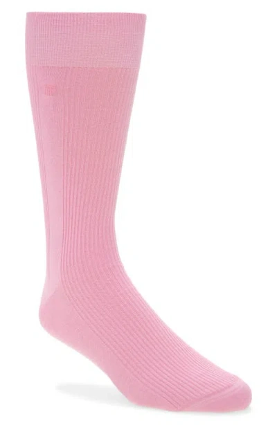Tom Ford Cotton Rib Socks In Pink