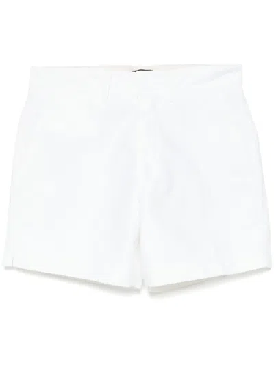 Tom Ford Cotton Satin Tailored Shorts In Neutrals