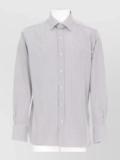 Tom Ford White Pinstripe Tailored Button-up Formal Shirt