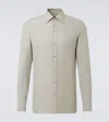 Tom Ford Cotton Shirt In Gray