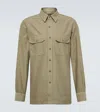 Tom Ford Cotton Shirt In Green