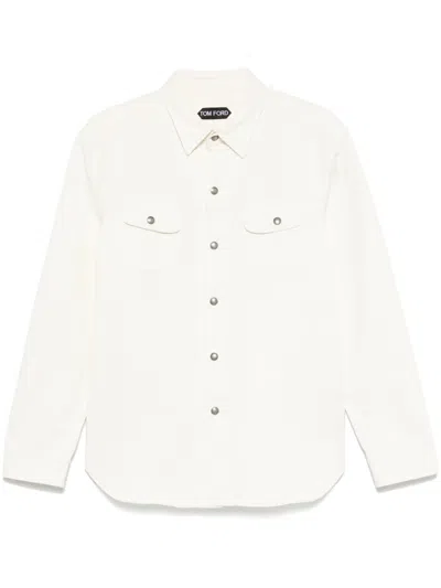 Tom Ford Cotton Shirt In White