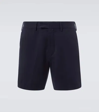 Tom Ford Cotton Shorts In Blue