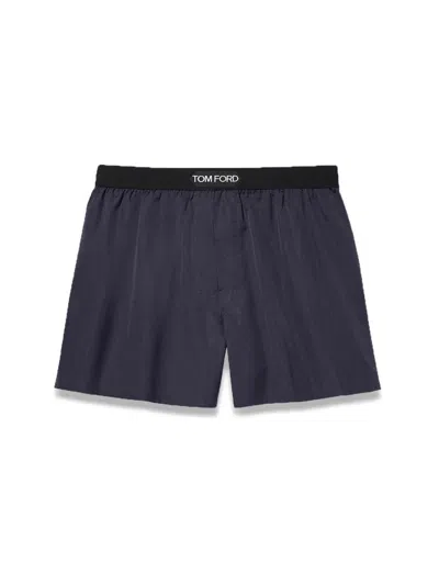 Tom Ford Cotton Shorts In Gray