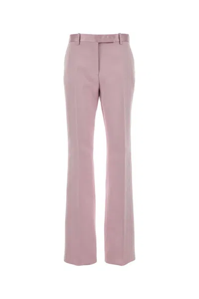 Tom Ford Cotton Silk Trousers In Pink