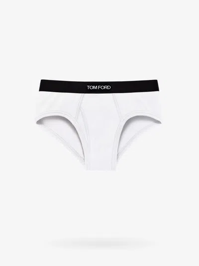 Tom Ford Cotton Slip In 白色