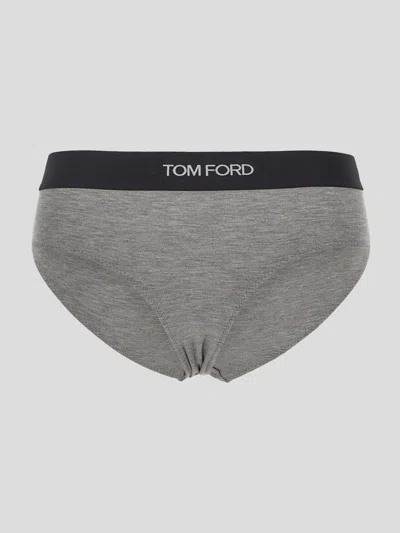 Tom Ford Cotton Slip. In Gray