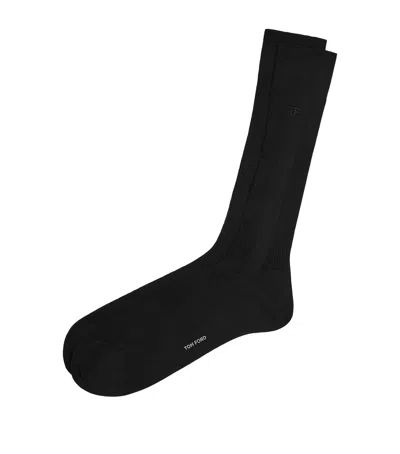Tom Ford Cotton Socks In Black