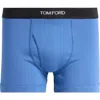 Tom Ford Cotton Stretch Jersey Boxer Briefs In Blue