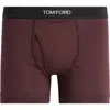 Tom Ford Cotton Stretch Jersey Boxer Briefs In Viola Medio Unito