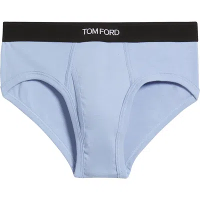 Tom Ford Cotton Stretch Jersey Briefs In Purple