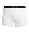 Tom Ford White Briefs With Branded Band In Tech Fabric Man