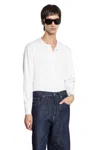 Tom Ford Cotton Stretch Rib Henley T-shirt In White