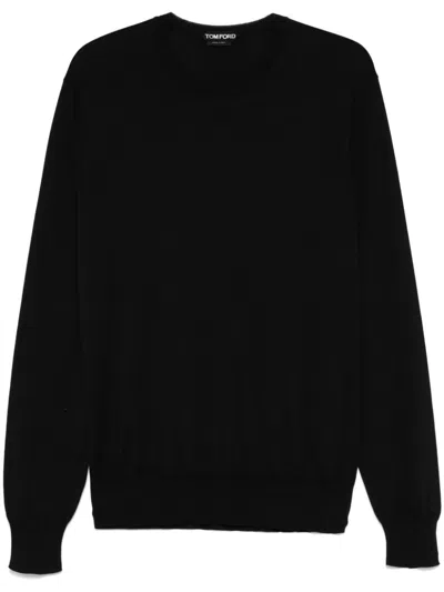 Tom Ford Pullover Aus Baumwolle In Schwarz