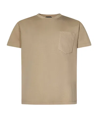 Tom Ford Cotton T-shirt In Brown