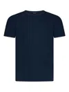 Tom Ford Cotton Jersey Crewneck T-shirt In Blue