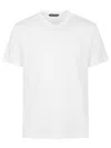 Tom Ford Crew Neck Short Sleeve T-shirt With Tonal Stitching In White