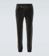 Tom Ford Cotton Terry Sweatpants In Grey