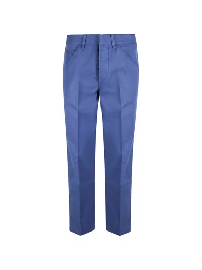 Tom Ford Casual Pants With Belt Loops In Blue