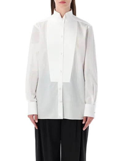 TOM FORD TOM FORD COTTON VOILE TUXEDO SHIRT