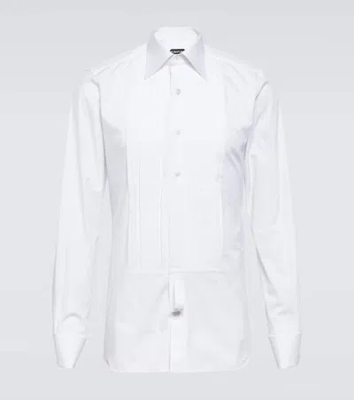 TOM FORD COTTON VOILE TUXEDO SHIRT