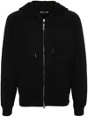 Tom Ford Slim-fit Cotton-blend Jersey Zip-up Hoodie