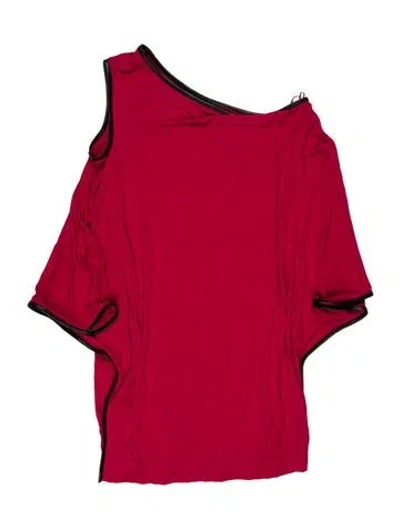 Pre-owned Tom Ford Cowl Neck Mini Dress In Red