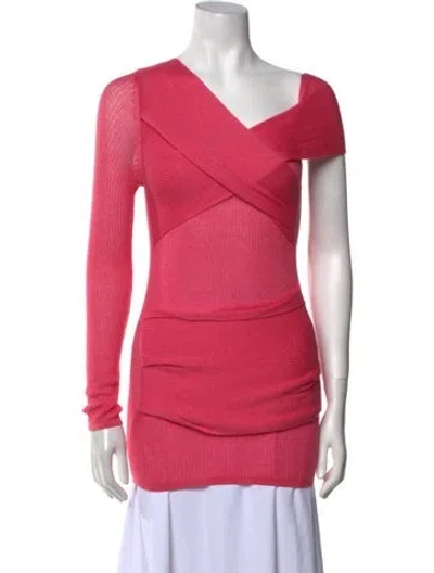 Pre-owned Tom Ford Cowl Neck Sweater In Pink