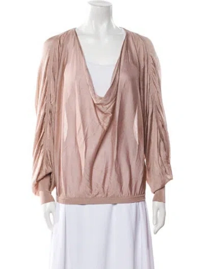 Pre-owned Tom Ford Cowl Neck Sweater In Pink