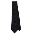 Tom Ford Micro Dot On Weave Silk Tie Accessories