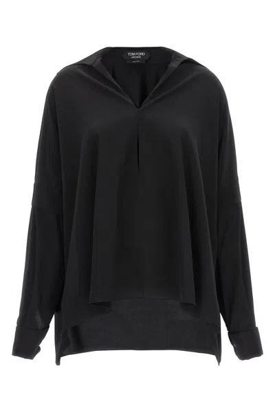 TOM FORD TOM FORD CREPE DE CHINE SHIRT