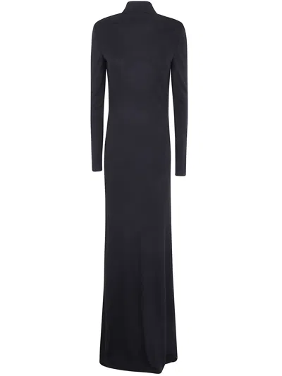 Tom Ford Crepe Jersey Evening Dress In Black