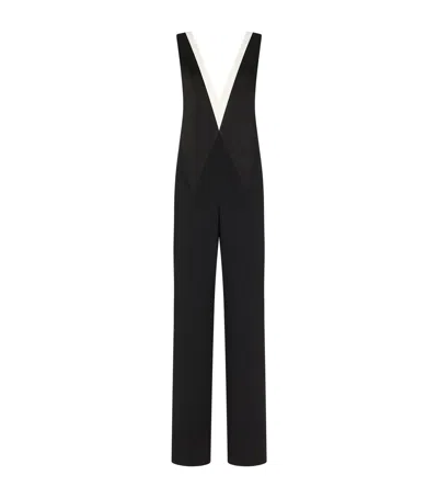 Tom Ford Crepe Satin V-neck Jumpsuit