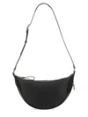 Tom Ford Smooth Grain Leather Logo Messenger Bag In Black