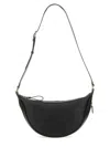 Tom Ford Smooth Grain Leather Logo Messenger Bag In Black