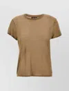 Tom Ford Bamboo Viscose T-shirt With Front Metal Logo