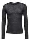 Tom Ford Crew-neck Cashmere Sweater In Black