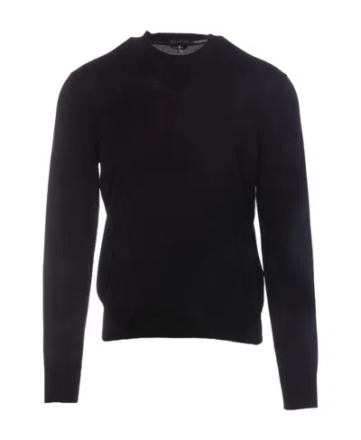 Tom Ford Crew-neck Cotton Jumper In Black
