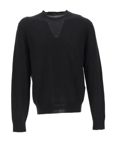 Tom Ford Crew Neck Jumper In Black