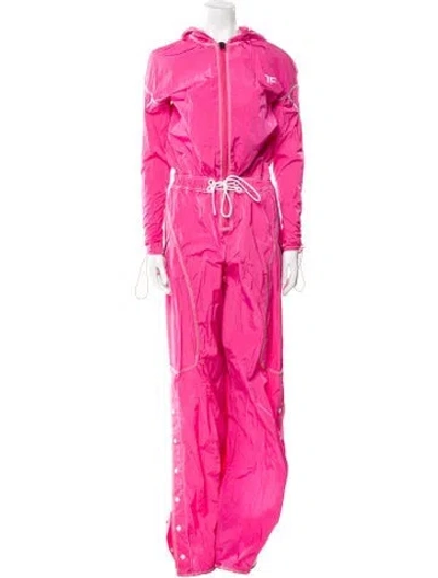 Pre-owned Tom Ford Crew Neck Jumpsuit In Pink