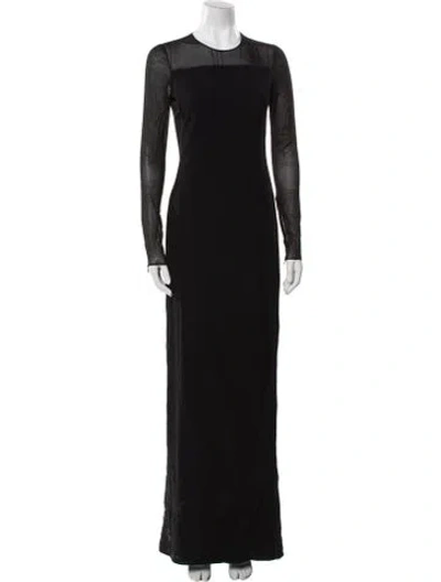 Pre-owned Tom Ford Crew Neck Long Dress In Purple