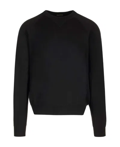 Tom Ford Crew-neck Long-sleeve Jumper In Black