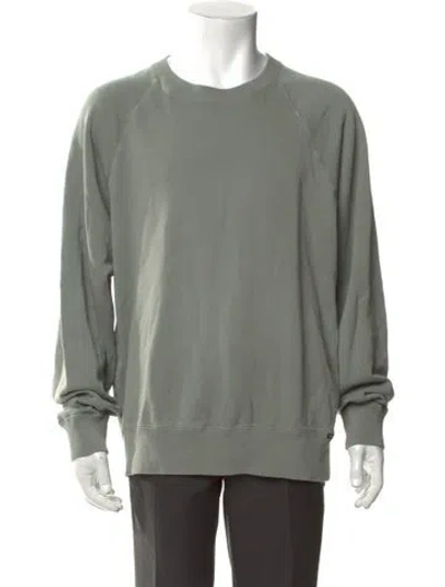 Pre-owned Tom Ford Crew Neck Long Sleeve Pullover In Green