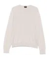 Tom Ford Crew-neck Long-sleeve Sweater In White